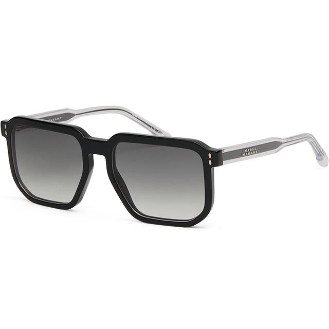 Isabel Marant Black Square Acetate Unisex Sunglasses IM0165S 8079O