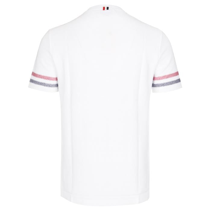 THOM BROWNE Men’s Textured Stripe Short Sleeve T-Shirt