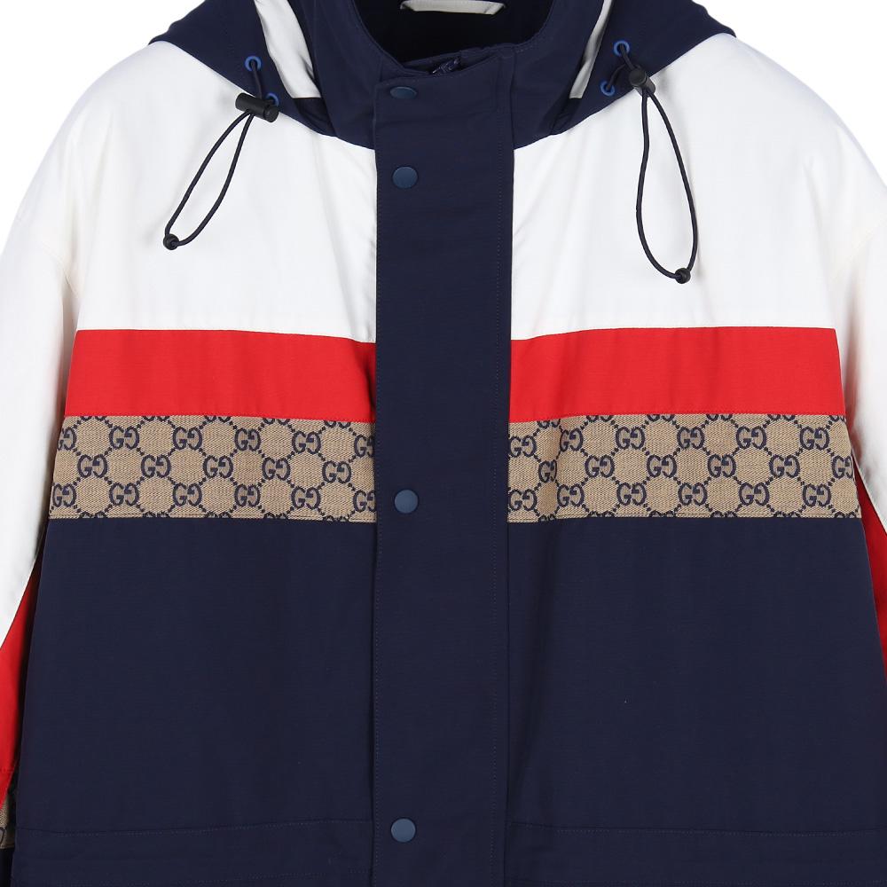 GUCCI Dark Blue Matte Fabric Men’s Jacket Coat 751915 ZANZ8 9799