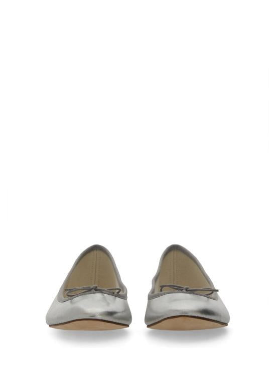 repetto Silver Sandrillon Patent Leather Ballet Flats V086 VEM020
