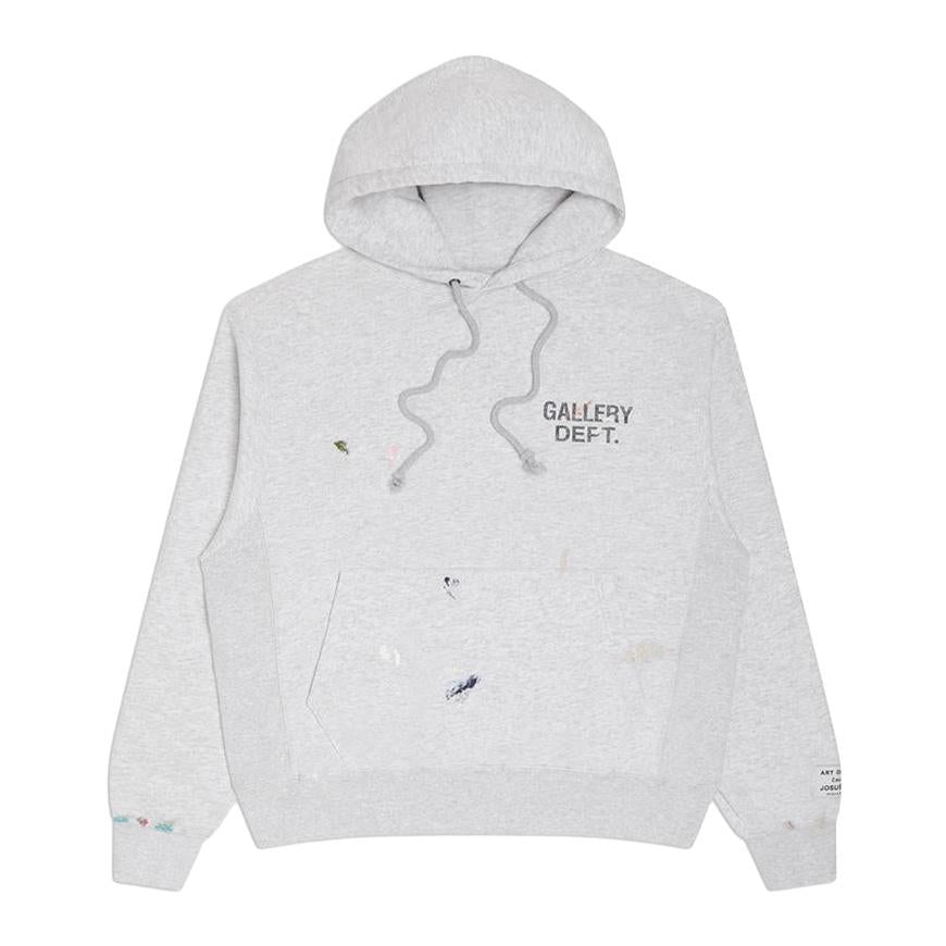 GALLERY DEPT. Men’s Paint Logo Hoodie Gray GPH 50044 LHGY