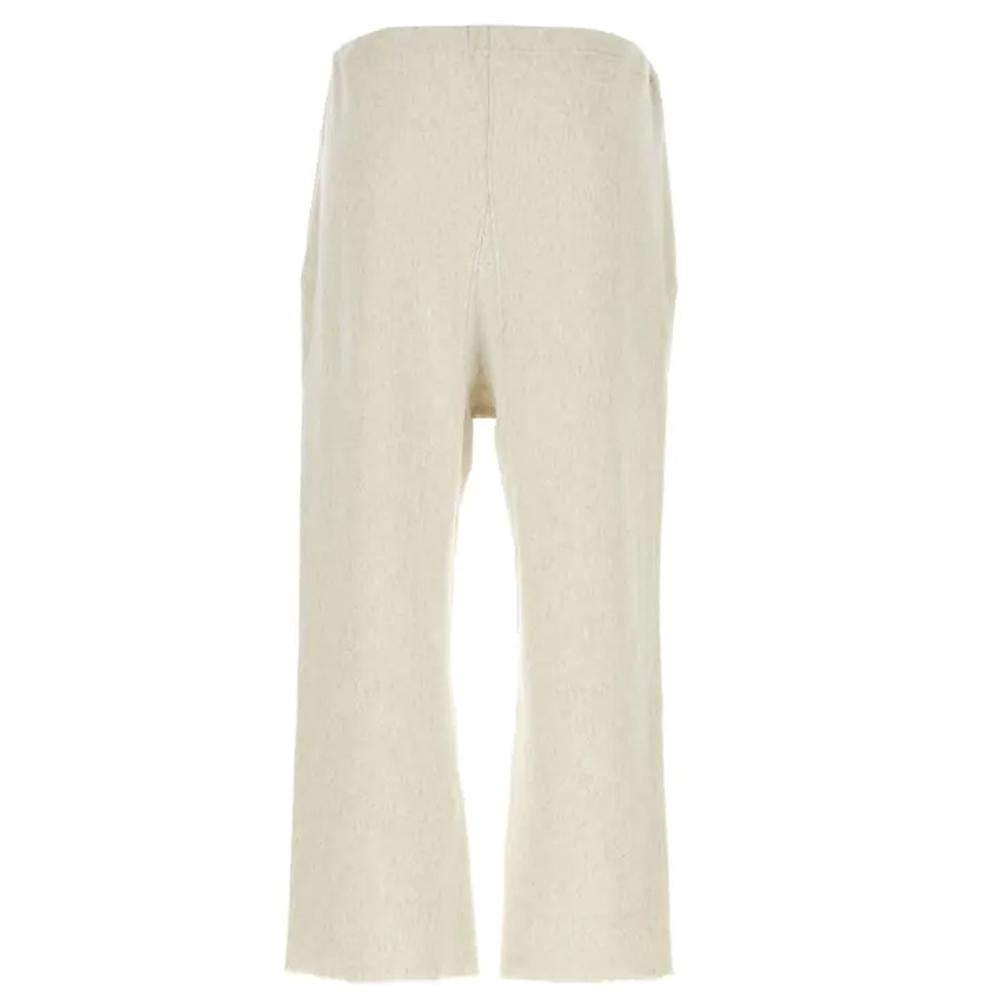 Maison Margiela Signature Back Stitch Logo Pants Ivory