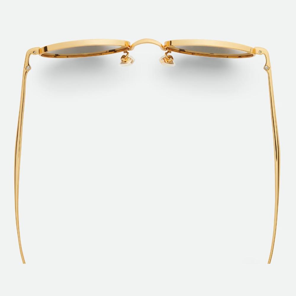 Bottega Veneta Black Grey Pantos Sunglasses