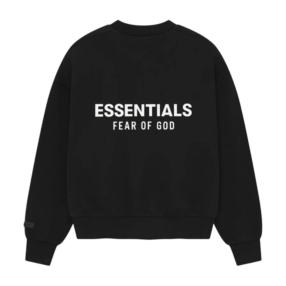 Fear of God Essentials Classic Fit Logo Sweatshirt Black 192AS 252040
