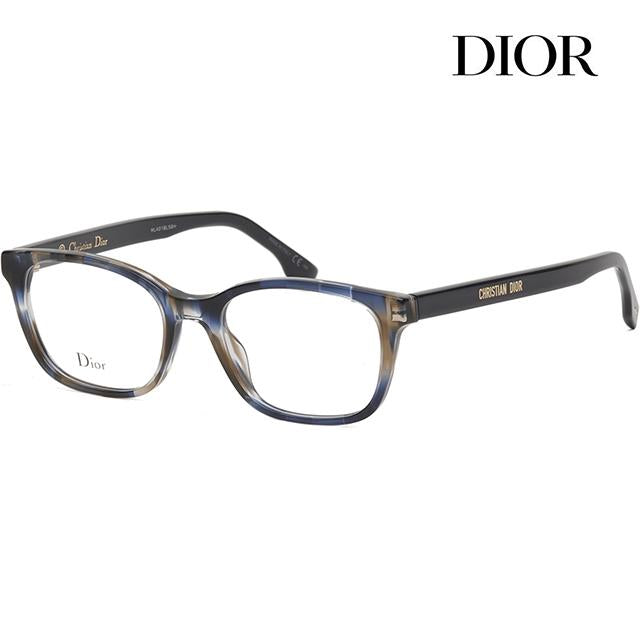 DIOR Rectangular Acetate Eyeglasses Unisex DIORETOILE2 JBW