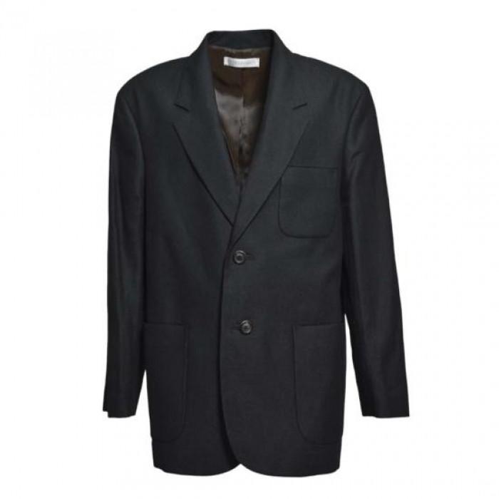 OUR LEGACY Embrace Blazer Draped Black Canvas Jacket M4240 EB