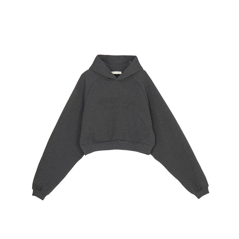 Fear of God ESSENTIALS Women’s Fleece Hoodie Charcoal