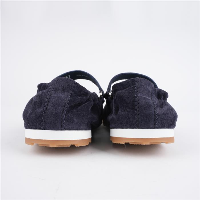 Miu Miu Plum Suede Ballerina Low-Top Sneakers