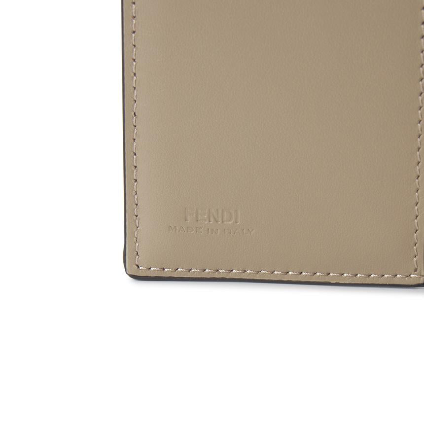 FENDI FF Monogram Leather Bifold Wallet for Women 8M0480 ALV4 F1N1G