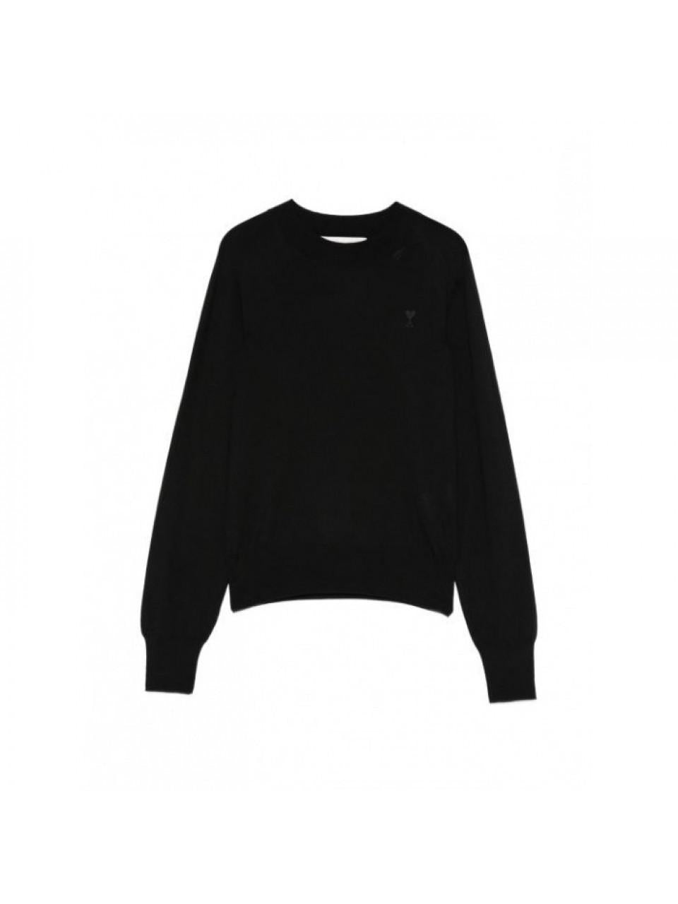 AMI Wool Crewneck Ami De Coeur Sweater