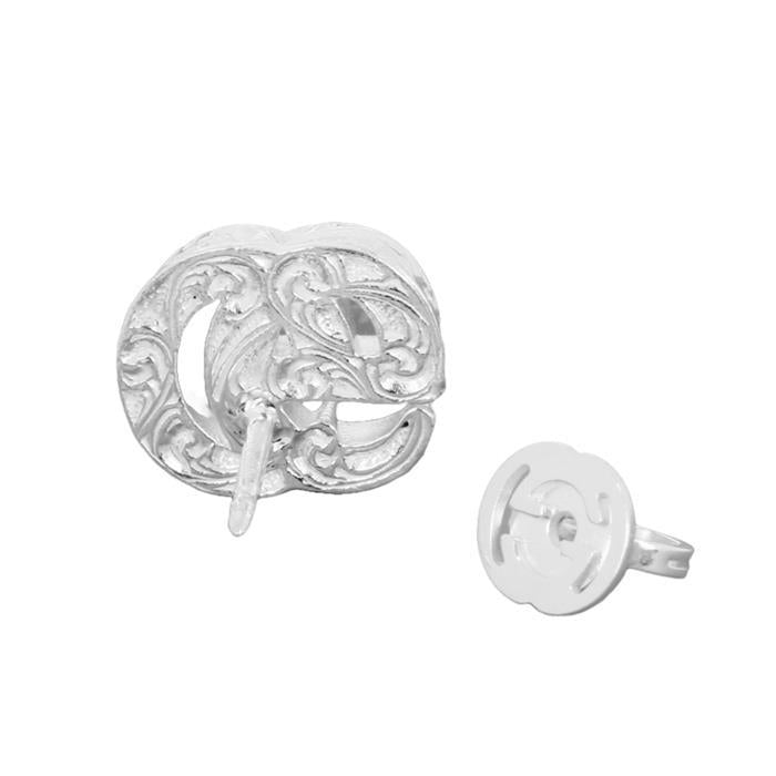 GUCCI GG Marmont Silver Earrings