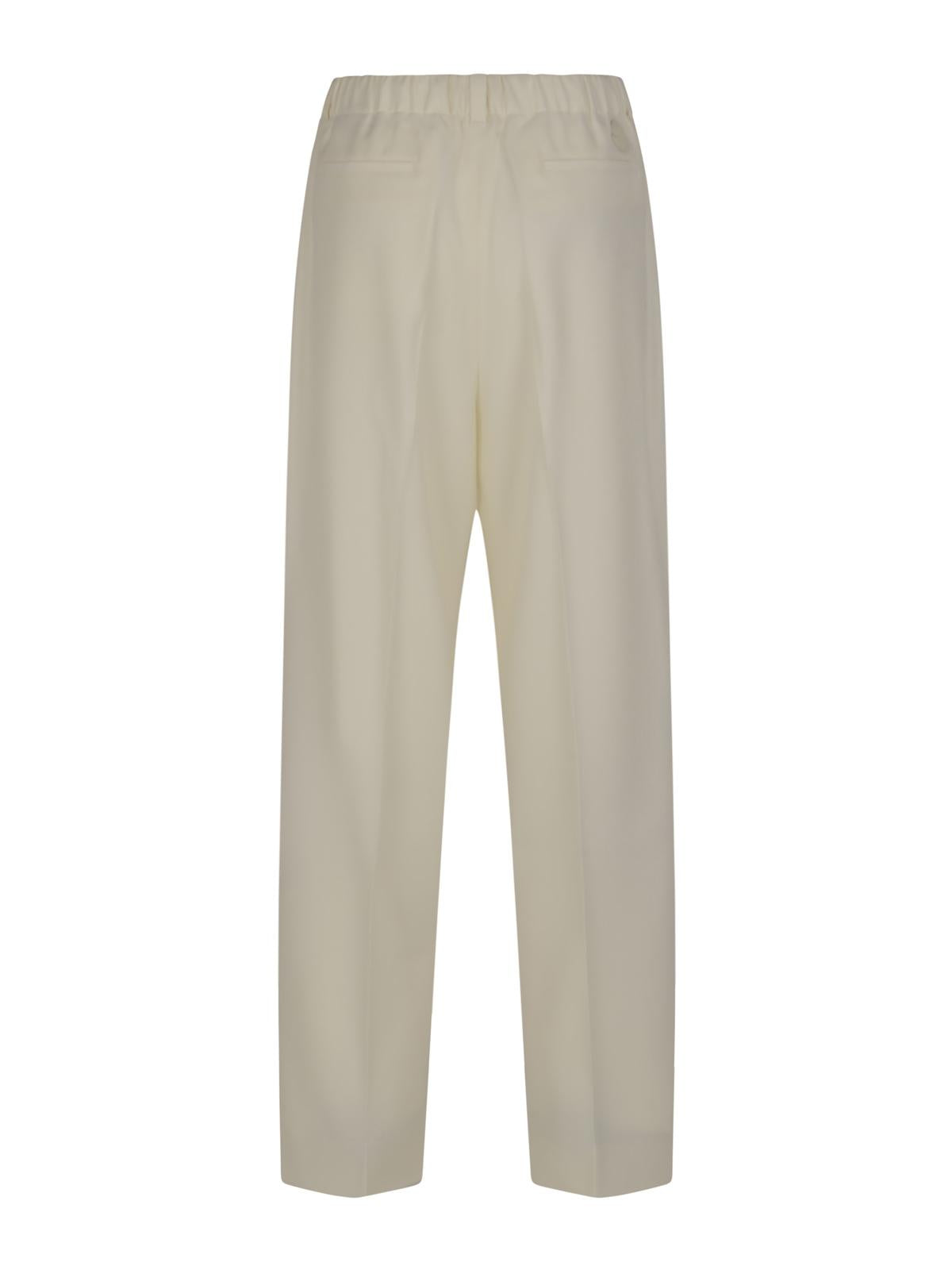 Moncler Beige Wool Classic Trousers