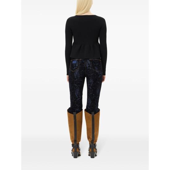 GANNI Black Knit Cardigan K2364 099