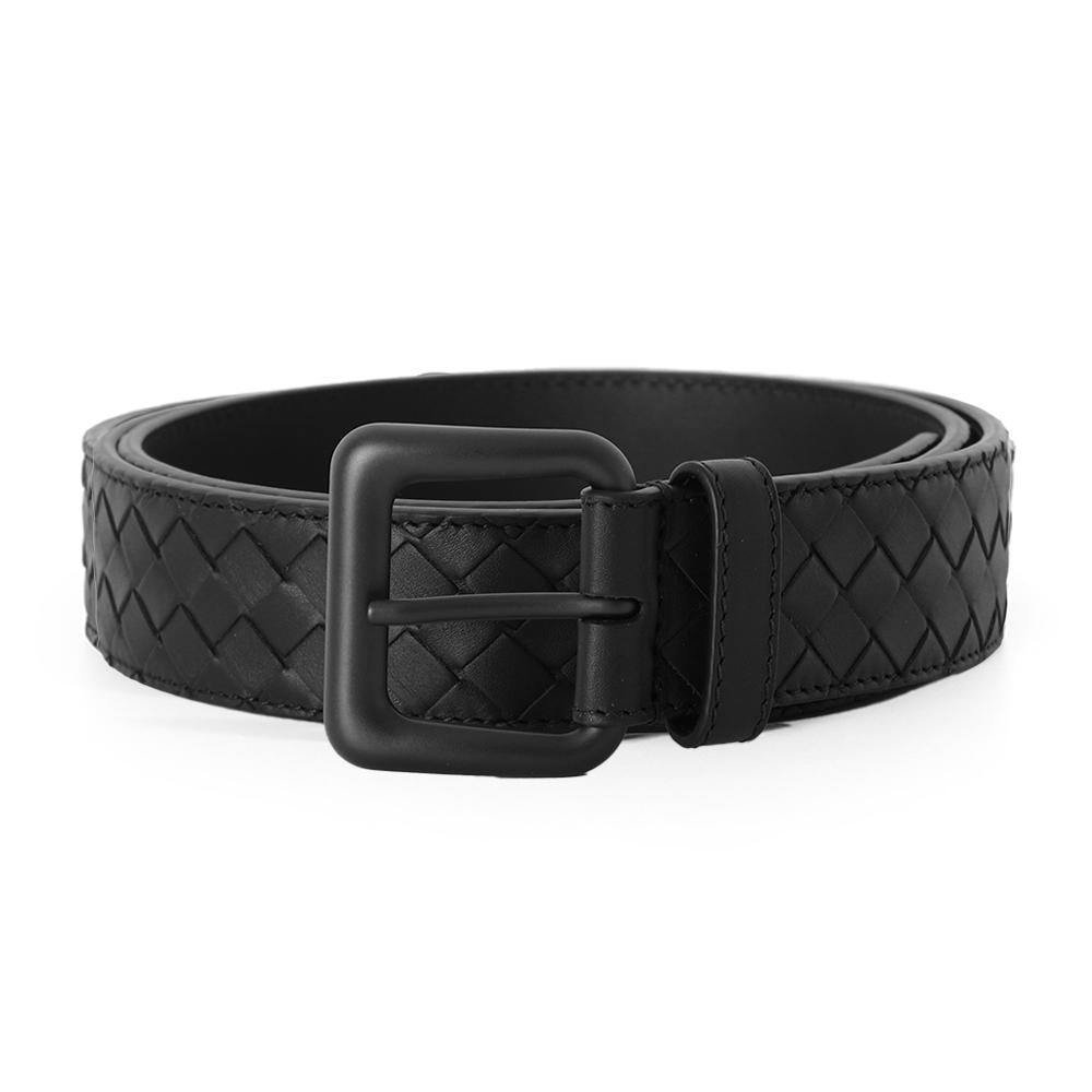 Bottega Veneta Intrecciato VN Leather Belt for Men V47W0 2090