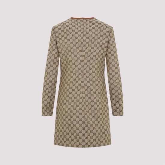 GUCCI Horsebit GG Canvas Short Dress 820404 Z8BZA 2190