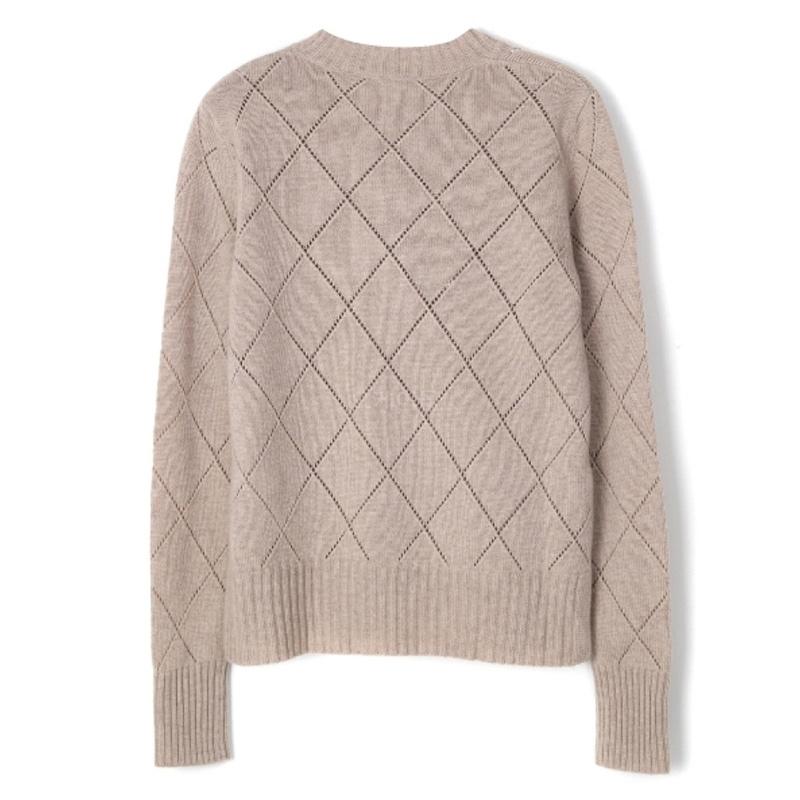Max Mara Studio Brunate Camel Wool Crewneck Sweater for Wo 2363660839600 002 STK