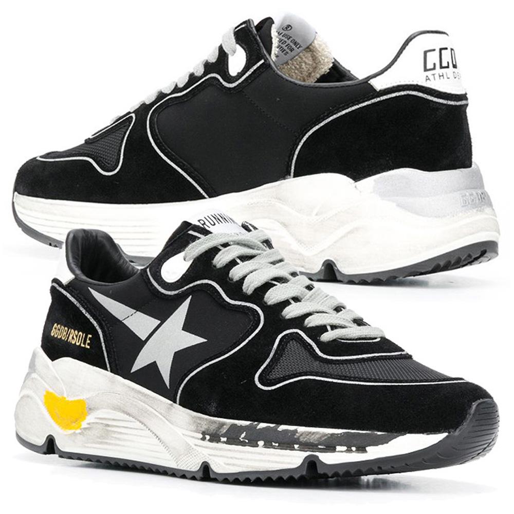 GOLDEN GOOSE Women’s Running Sole Low-Top Sneakers White Leather