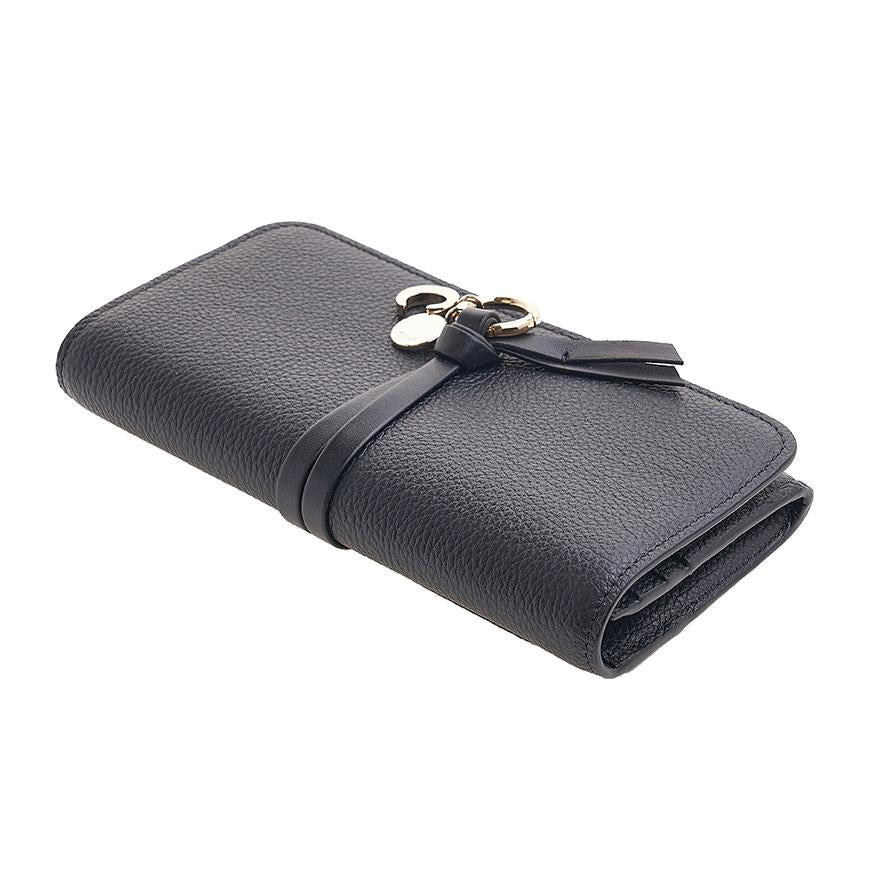 Chloe Women’s Logo Charm Lace Long Wallet CHC21WP942F57 001