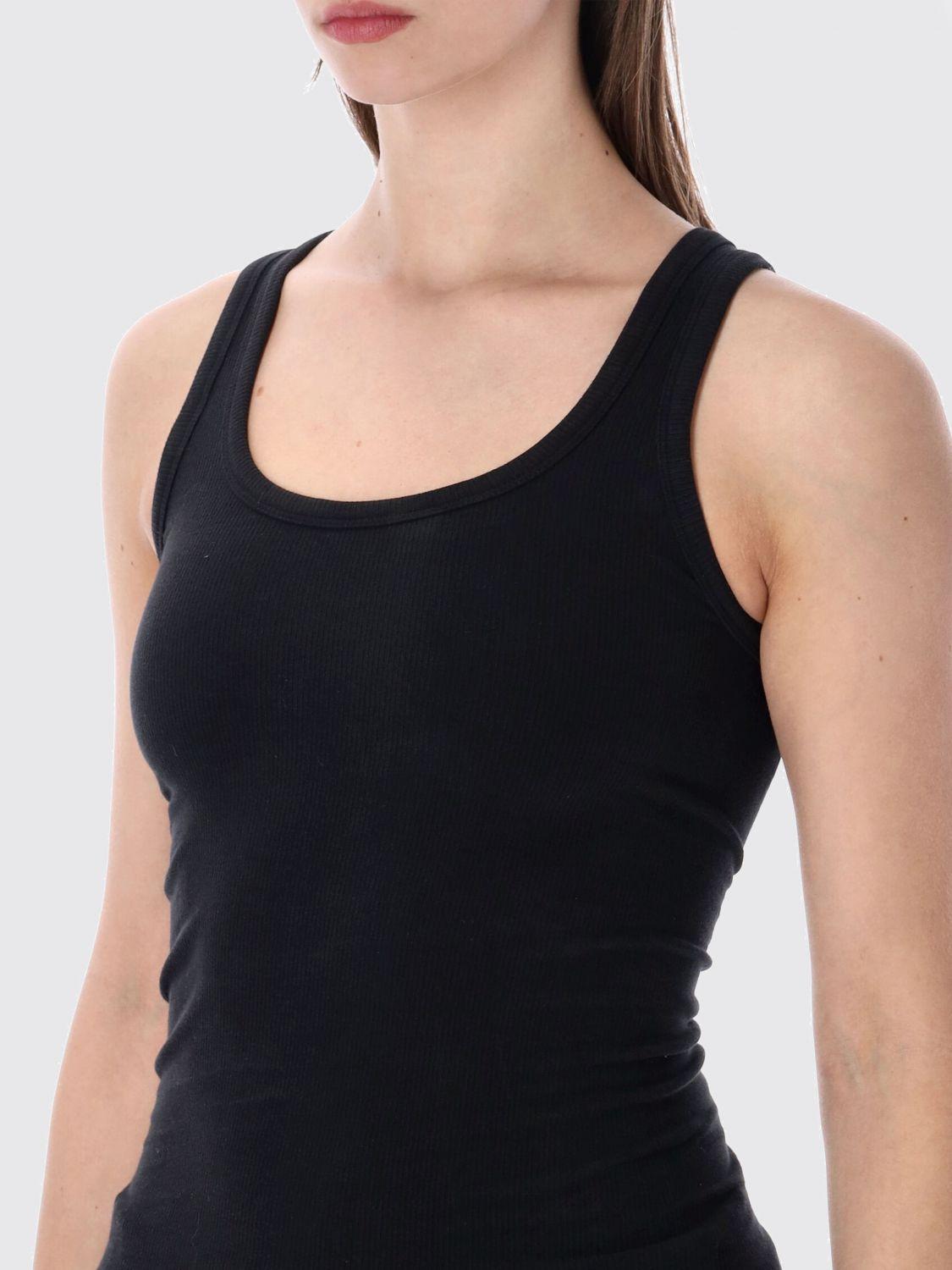 Maison Margiela White Cotton Sleeveless Tank Top