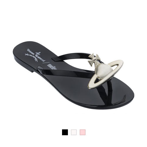 Vivienne Westwood Melissa Harmonic Orb Jelly Flip Flops Sandals