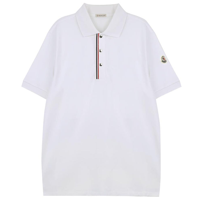 Moncler Tricolor Patch Polo Shirt for Men 8A00022 899P0 002