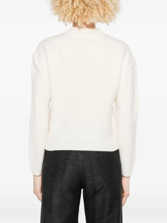 A.P.C. Ecru Wool Blend Crewneck Sweater WVBDKF23462 AAD
