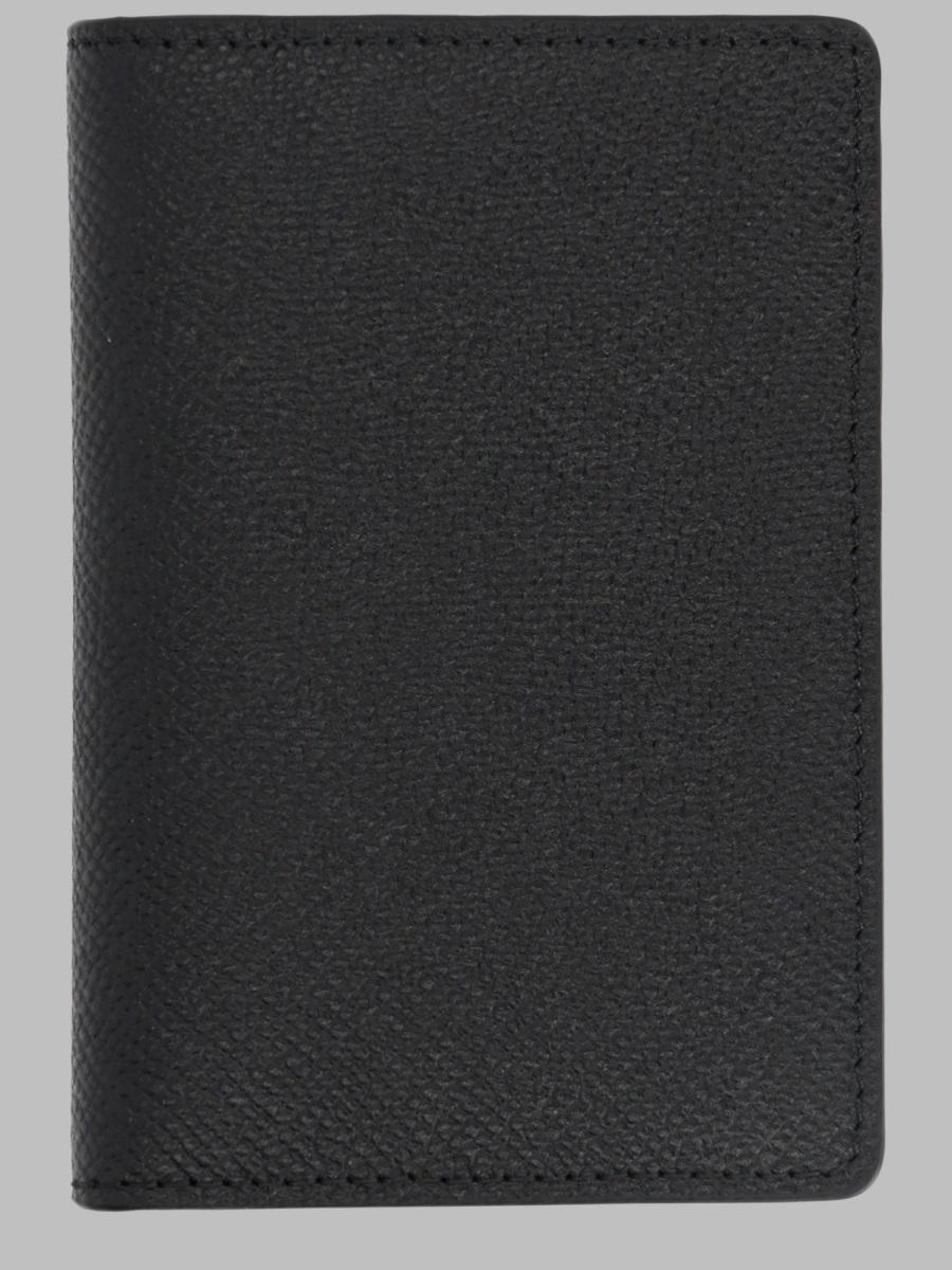 Maison Margiela Black Leather Compact Bifold Wallet