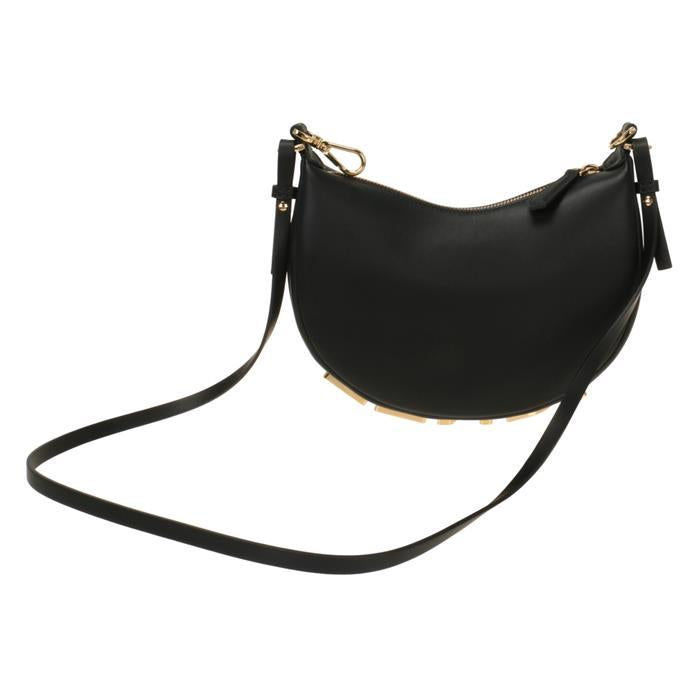 FENDI Fendigraphy Mini Bag Leather Shoulder Bag Brown