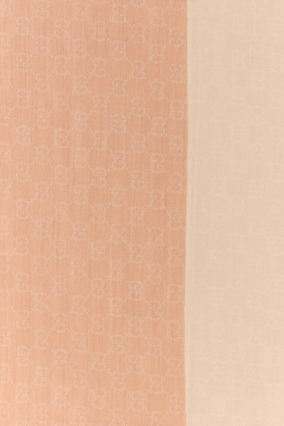 GUCCI Wool Cashmere Scarf Pink Women's Scarf Accessory