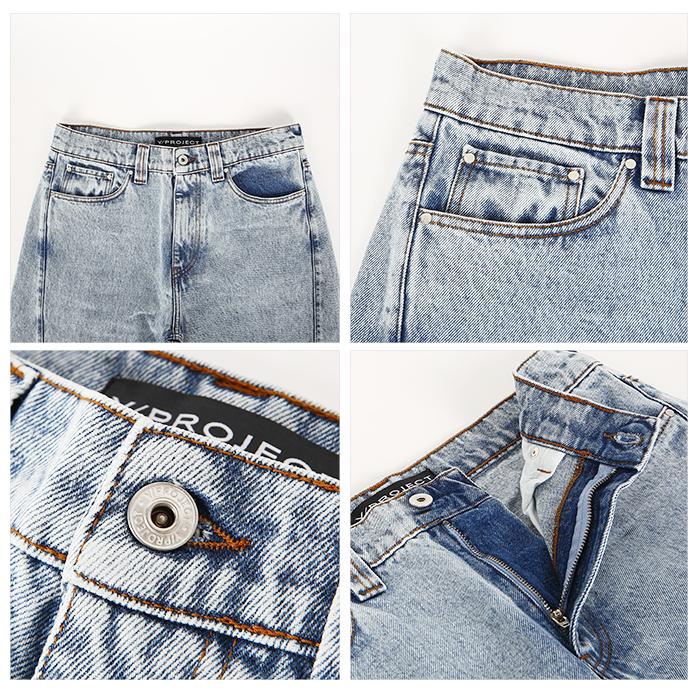 Y PROJECT Marie Denim Jeans for Men JEAN44S24 LIGHT ICE