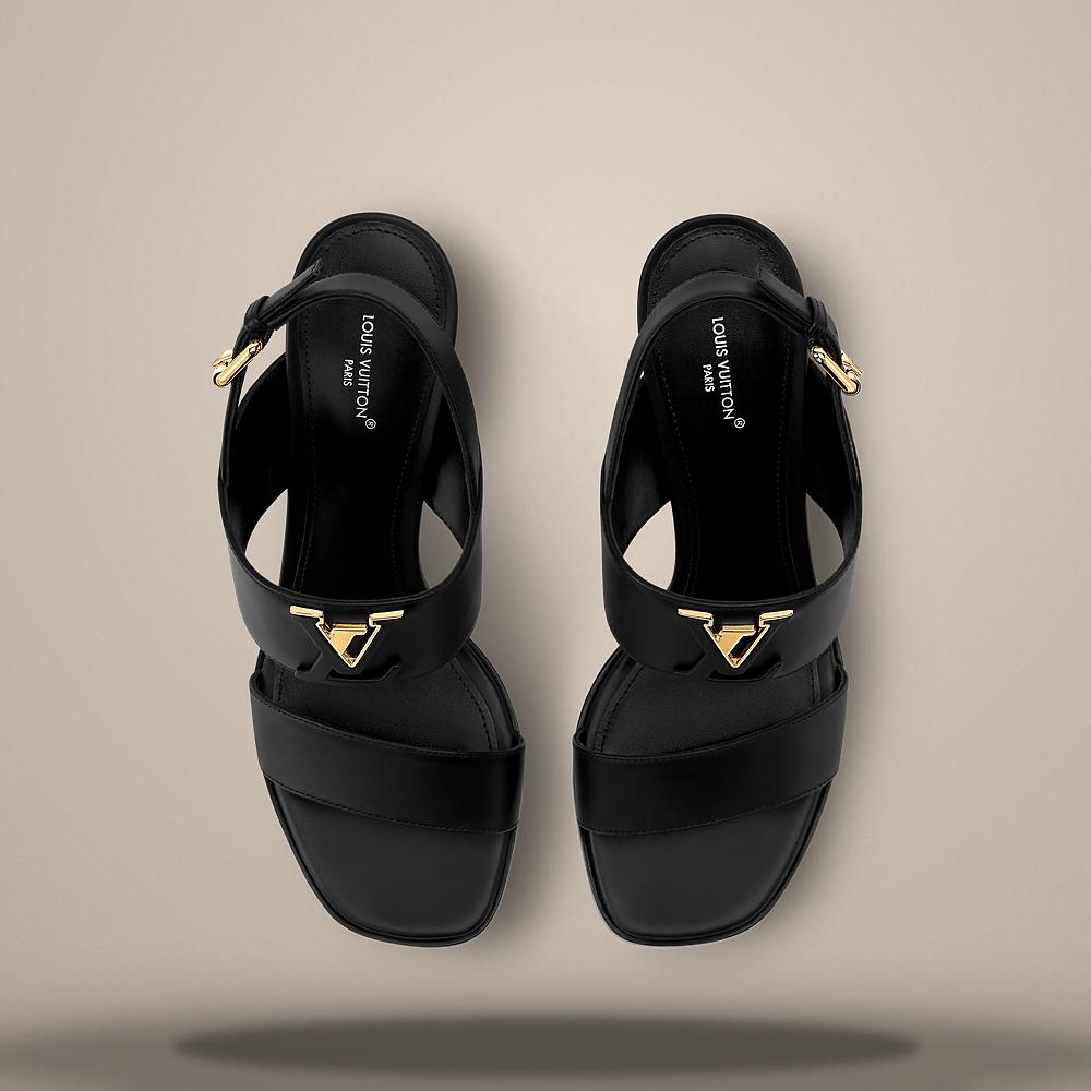 Louis Vuitton LV Mare Black Men's Sandals 1AK3RZ