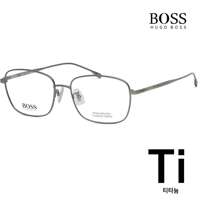 HUGO BOSS Titanium Eyeglass Frame R81 Metal Ultra Lightweight Asian Fit