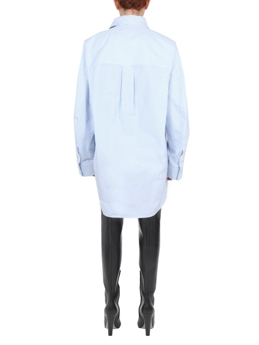 Bottega Veneta Long Sleeve Button-Up Shirt FW22 Beige Cotton