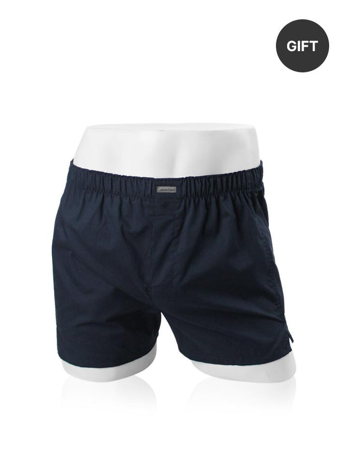 Calvin Klein Men’s Cotton Trunk Underwear 3-Pack with Gift Bag NB4006