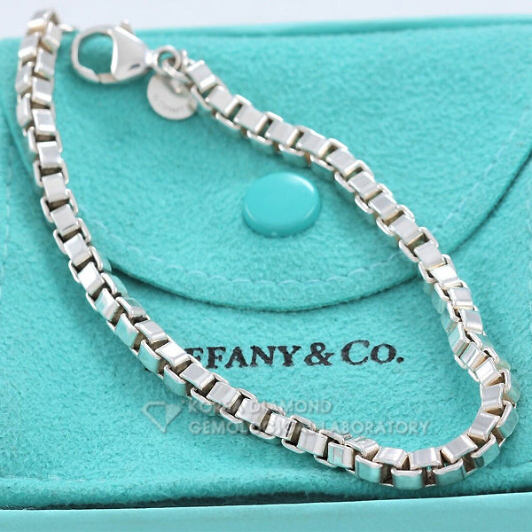 Tiffany & Co Venetian Link Sterling Silver Unisex Bracelet