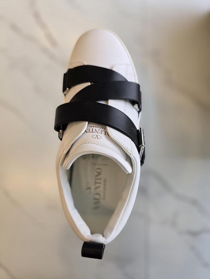 VALENTINO V Punk Low-Top Sneakers White Leather