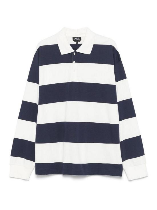 A.P.C. Logo Hooded Sweatshirt Women’s Pullover Hood COGFSH26290IAK DARK NAVY DOM