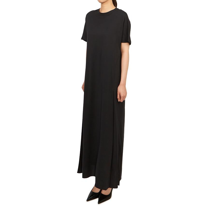 STUDIO NICHOLSON Women’s Short Sleeve Long Midi Dre KAPLAN SNW 1325 DARKEST NAVY