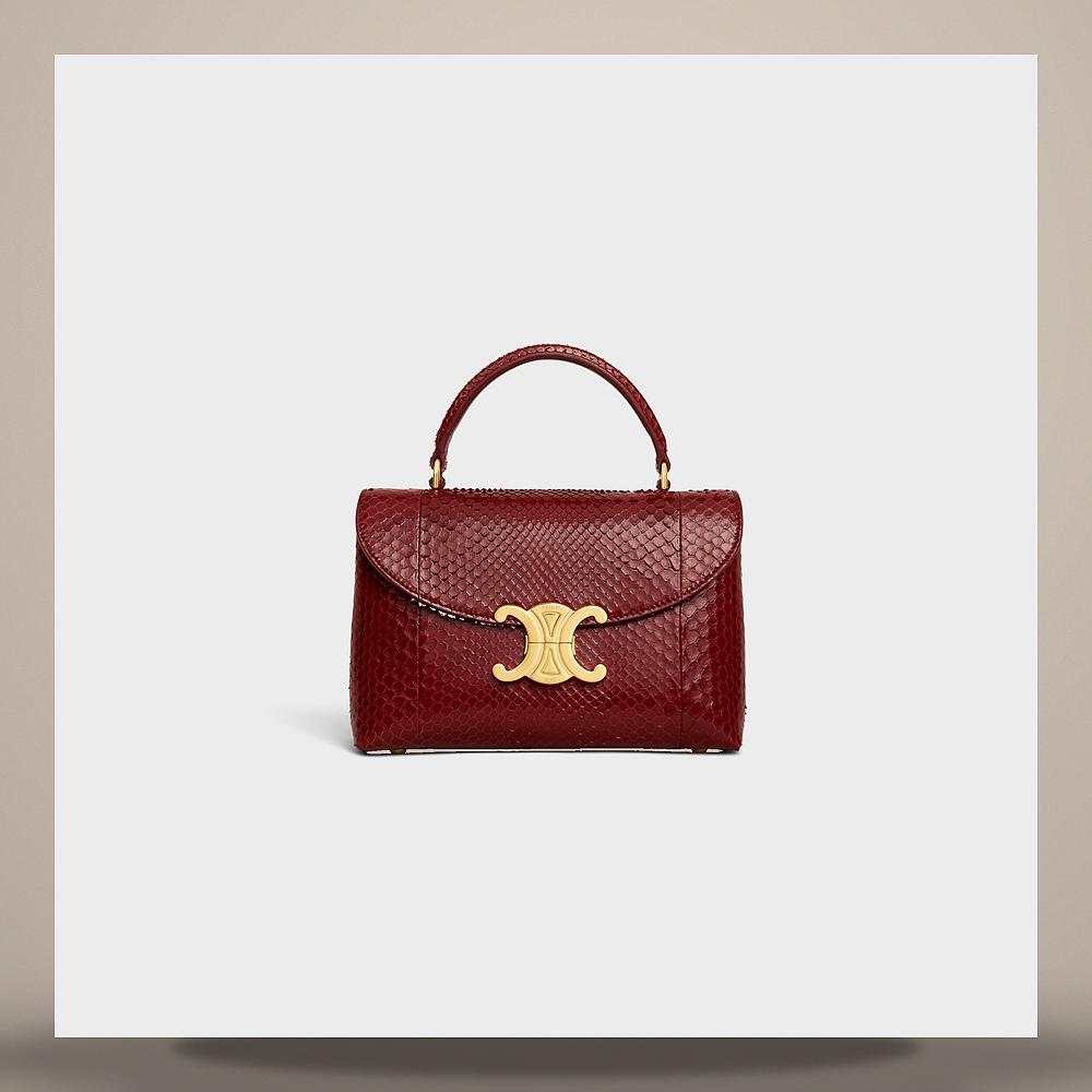 CELINE Teen Nino Python Leather Crossbody Bag 118114GWZ 28PO