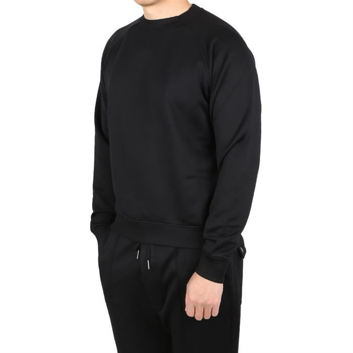 TOM FORD Black Cotton Crewneck Sweatshirt Men