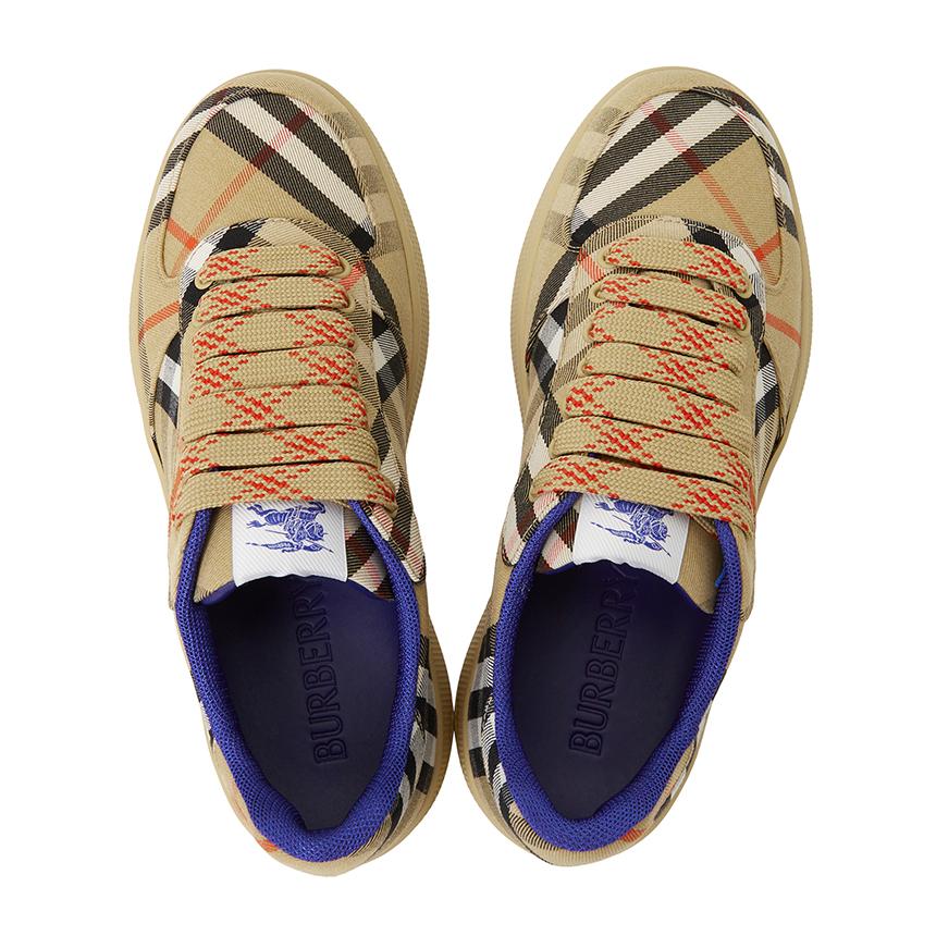 BURBERRY Check Low-Top Sneakers for Men