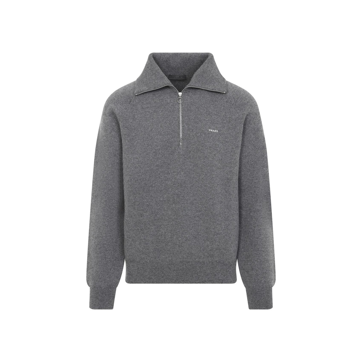 PRADA Black Knit Sweatshirt for Men