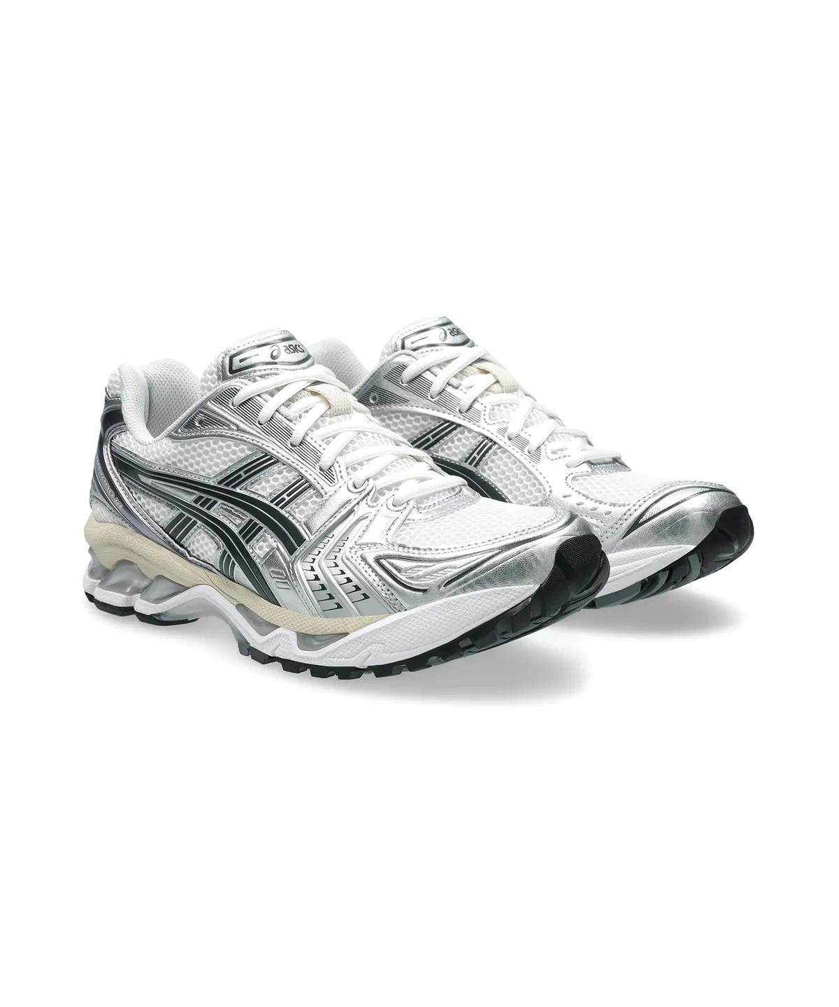 Asics GEL-Kayano 14 White Black Silver Low Top Sneakers 1203A537 110
