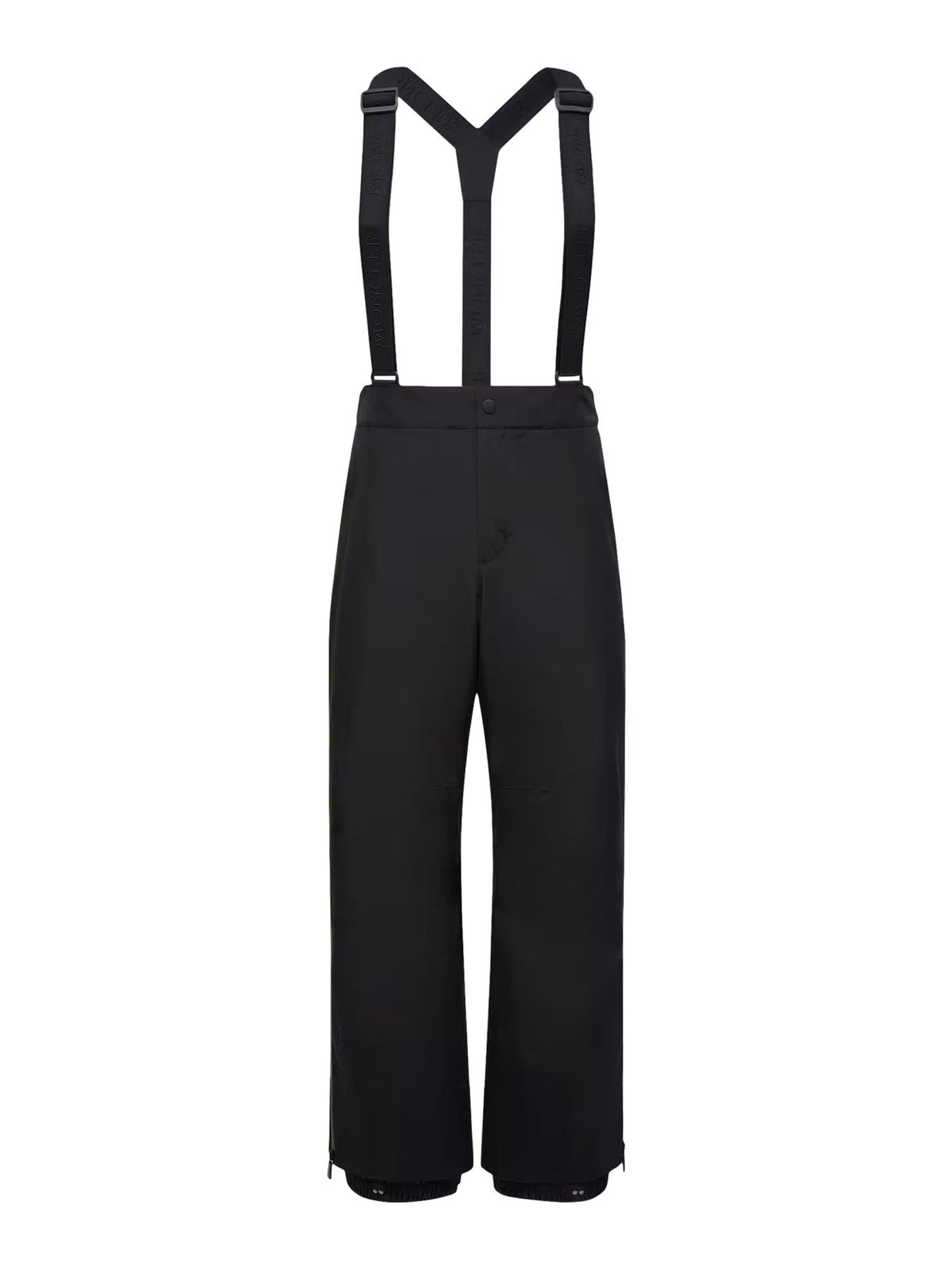 Moncler Black Wool Blend Suit Pants for Men