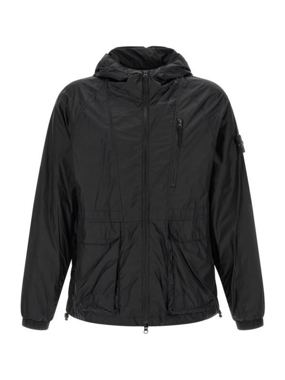 STONE ISLAND Light Ripstop Cordura Nylon Jacket Black Men