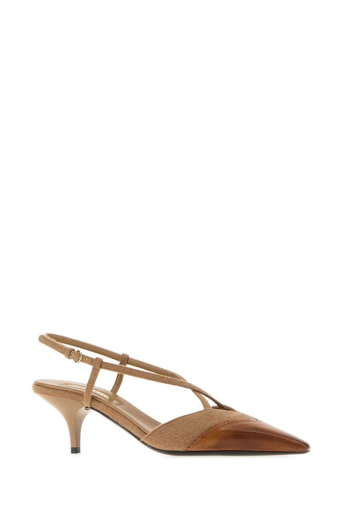 Miu Miu Leather Slingback Pumps