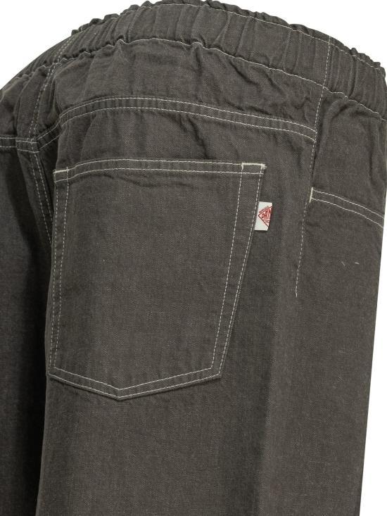 DANTON Straight Classic Pants for Men DTE0246HNZ CHARCOAL DOM