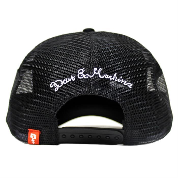 Deus Ex Machina Baylands Trucker Mesh Cap Black