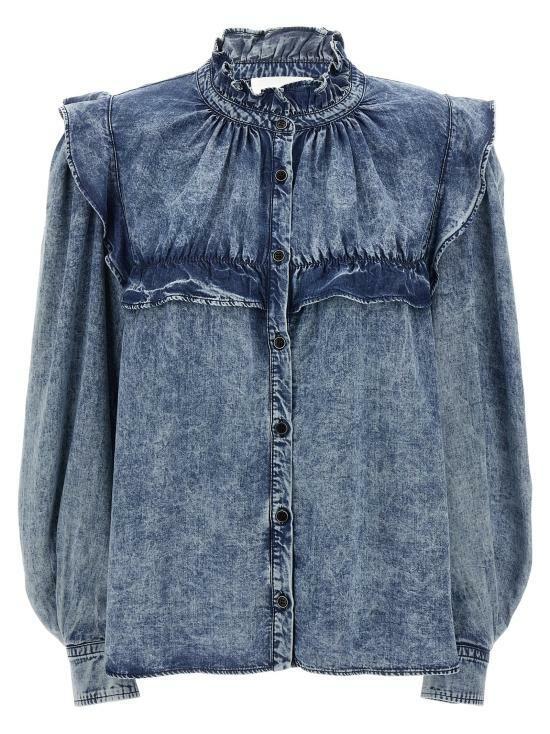 Isabel Marant Denim Shirt Blue Women’s Button-Up