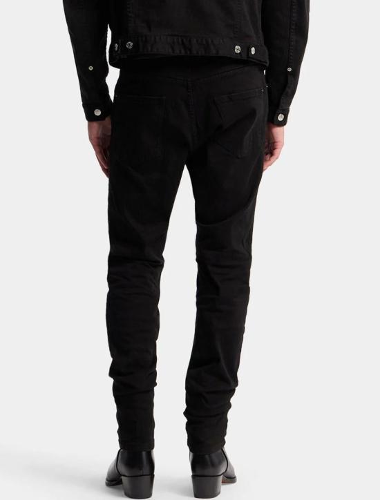 Dsquared2 Black Denim Shorts for Men S74LB1908 S39781900